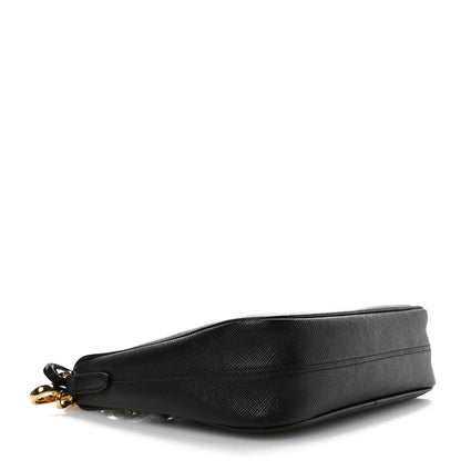 Prada Saffiano Lux Re-Edition 2005 Shoulder Bag Black 4 of 12