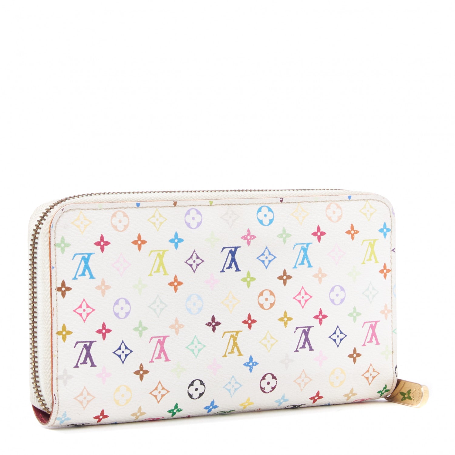 Louis Vuitton Monogram Multicolor Zippy Wallet White Eglantine 2 of 7