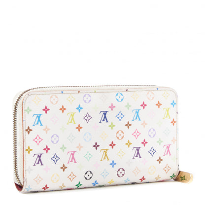 Louis Vuitton Monogram Multicolor Zippy Wallet White Eglantine 2 of 7