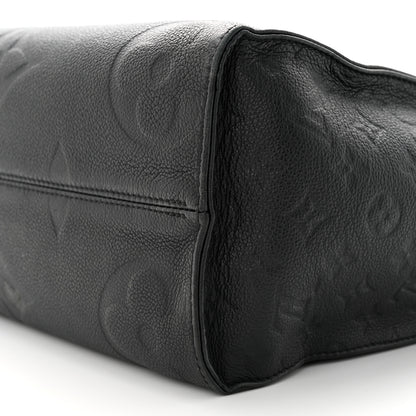 Louis Vuitton Empreinte Monogram Giant Onthego MM Black 9 of 25