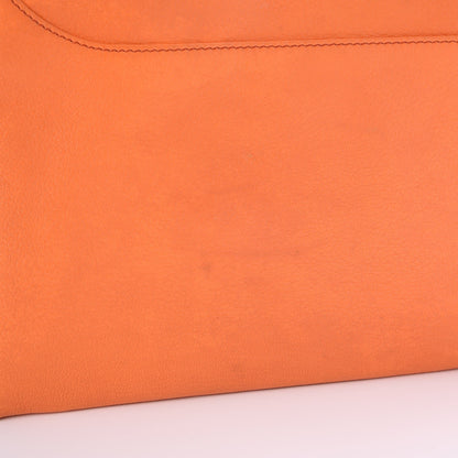 Givenchy Sugar Goatskin Medium Antigona Envelope Clutch Orange 8 of 9