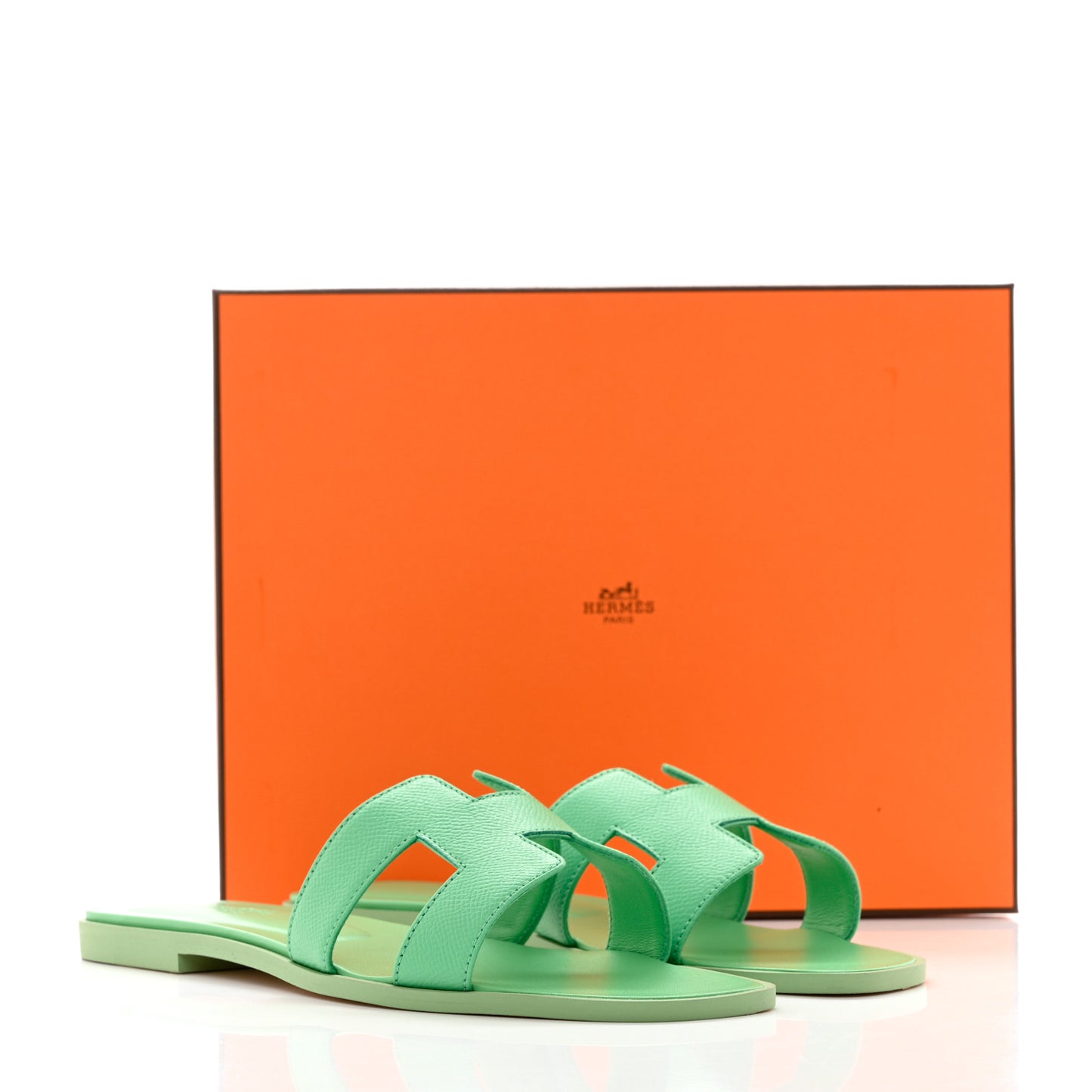 Epsom Oran Sandals 40 Vert Pomme