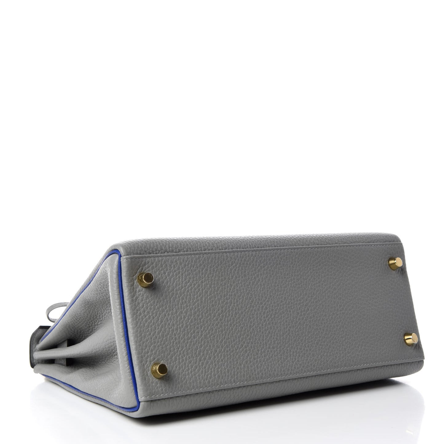 Taurillon Clemence Horseshoe Kelly Retourne 28 Bleu Glacier Bleu Electrique