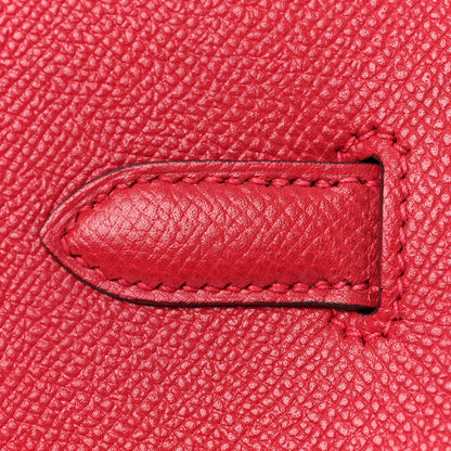 Hermes Epsom Birkin 40 Rouge Vif 12 of 51