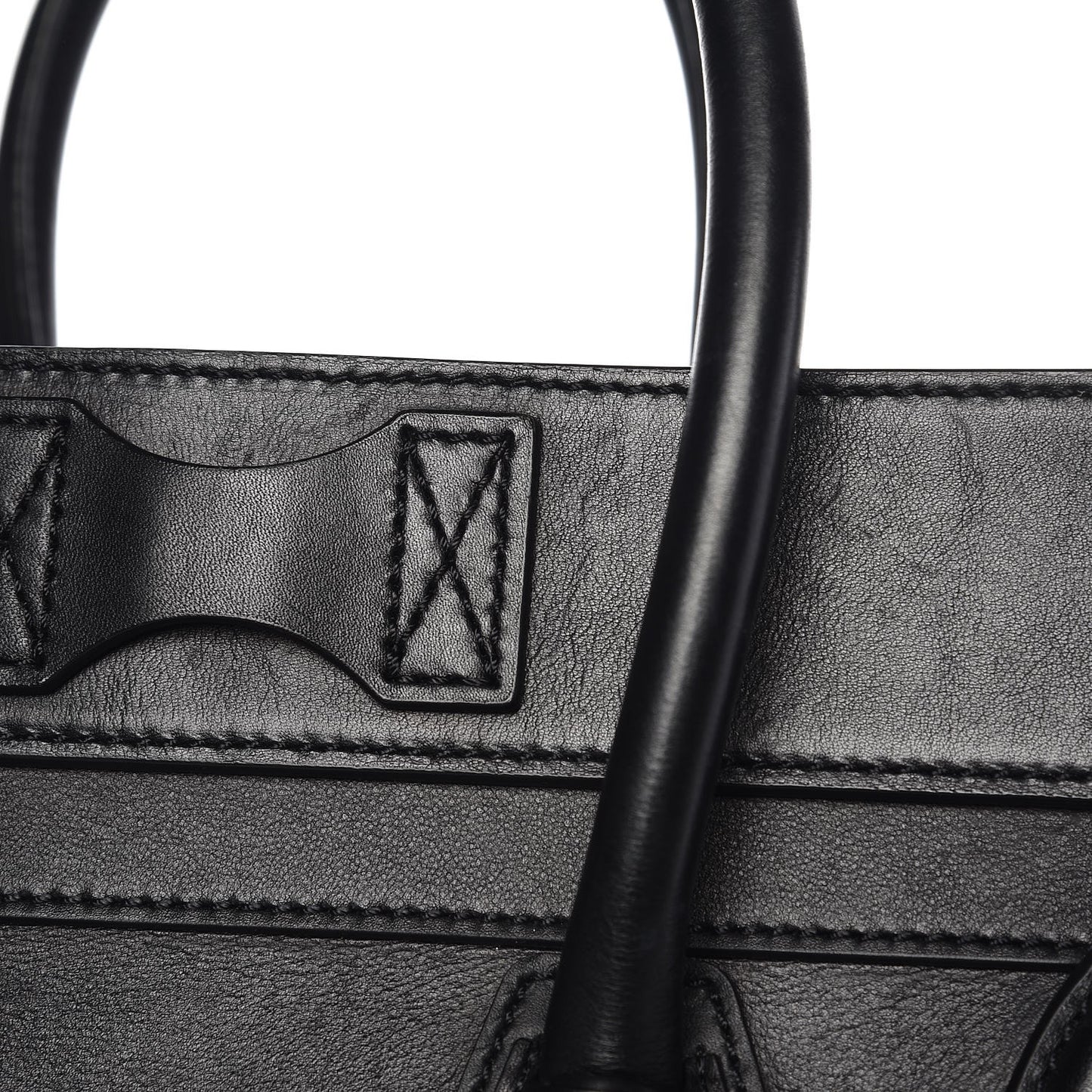 Smooth Calfskin Mini Luggage Black