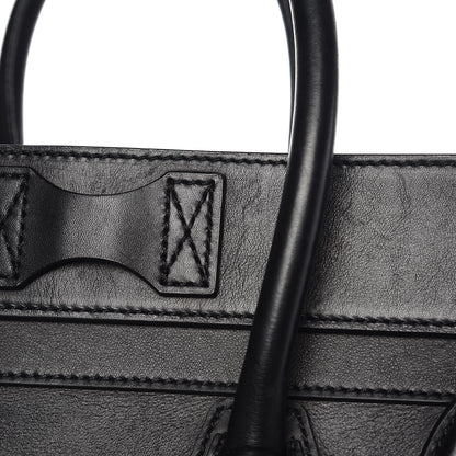 Celine Smooth Calfskin Mini Luggage Black 11 of 16