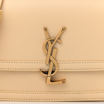 Saint Laurent Smooth Calfskin Small Solferino Satchel Ivory Natural 7 of 11