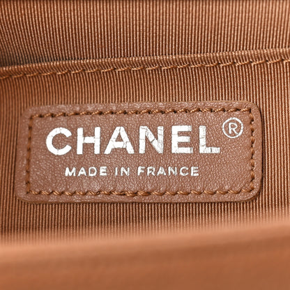 Chanel Caviar Quilted Medium Boy Flap Light Brown 6 of 9