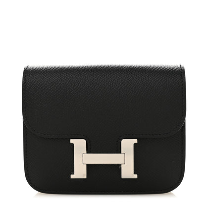 Hermes Epsom Constance Slim Wallet Black 1 of 11