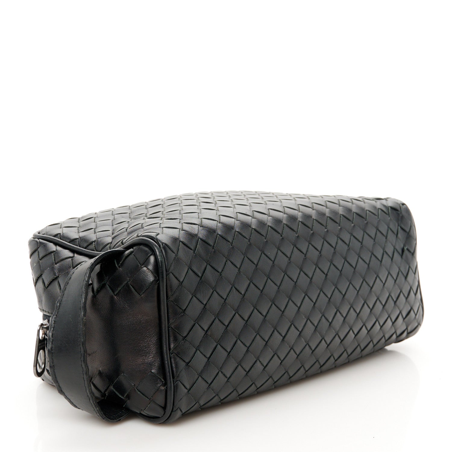 Bottega Veneta Nappa Intrecciato Travel Pouch Clutch Black 4 of 11