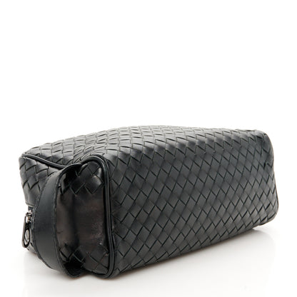 Bottega Veneta Nappa Intrecciato Travel Pouch Clutch Black 4 of 11