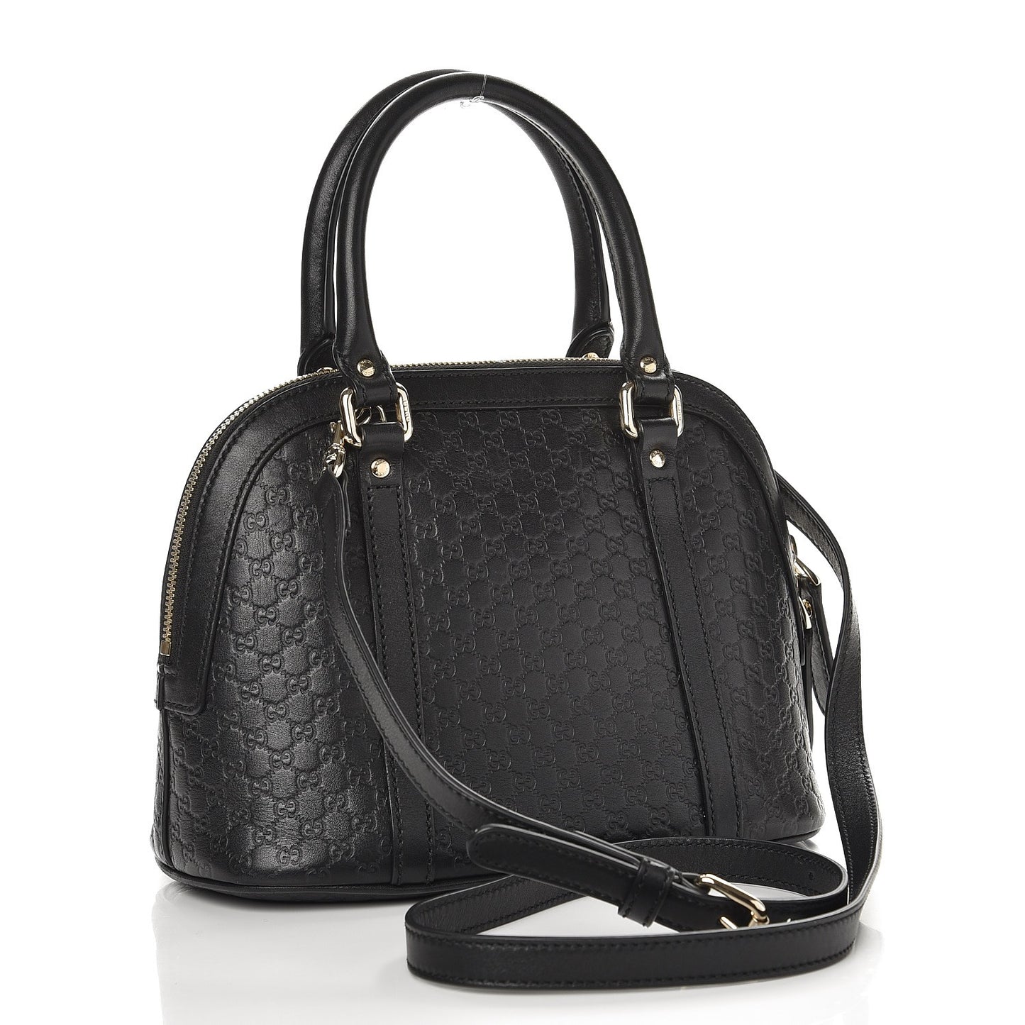 Microguccissima Mini Dome Bag Black
