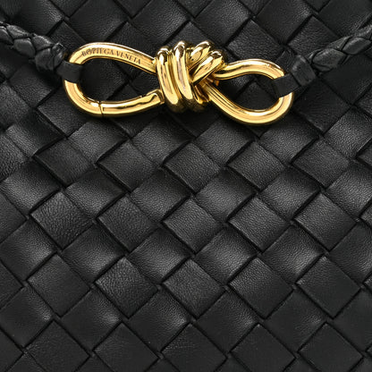 Bottega Veneta Nappa Intrecciato Small Andiamo Shoulder Bag Black 7 of 15