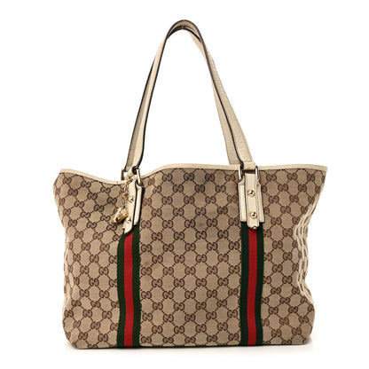Gucci Monogram Large Jolicoeur Tote White 1 of 13