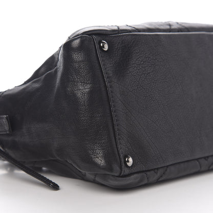 Chanel Calfskin Small Diamond Stitch Tote Black 8 of 10