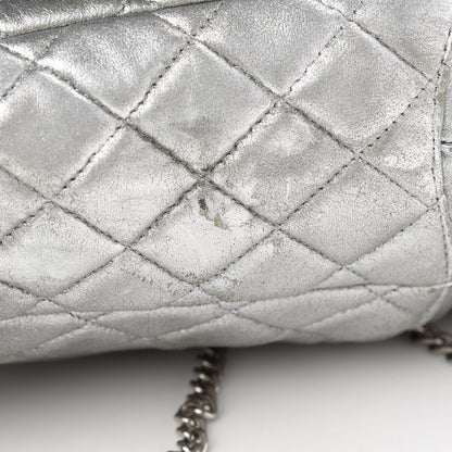 Chanel Metallic Lambskin Quilted Large In Seoul Backpack Silver 10 of 10