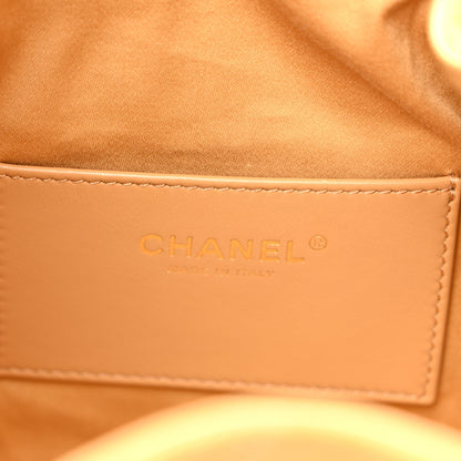 Chanel Suede Quilted Small Chanel 25 Handbag Beige 6 of 10