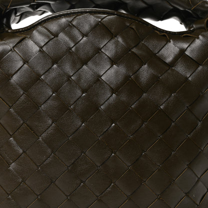 Bottega Veneta Calfskin Intrecciato Mini Hop Khaki 7 of 9