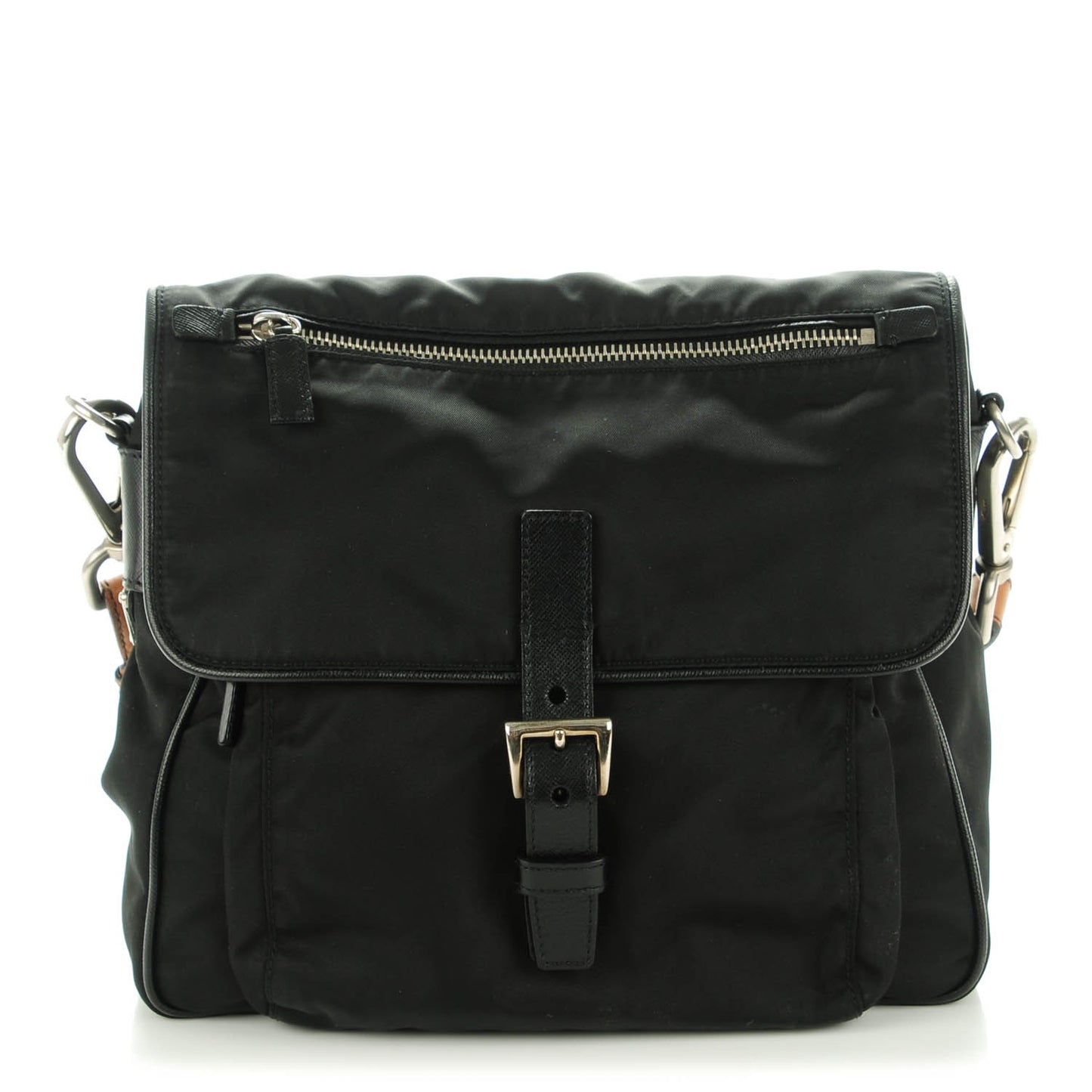 Nylon Vela Shoulder Bag Black