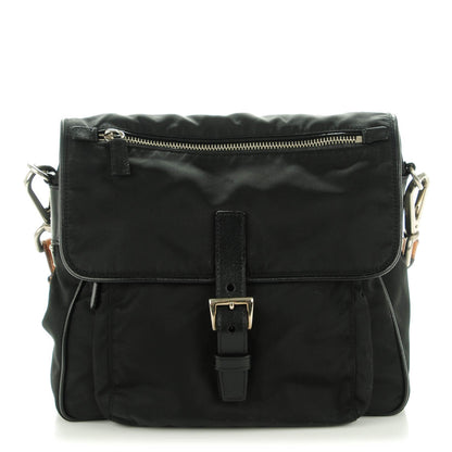 Prada Nylon Vela Shoulder Bag Black 1 of 7