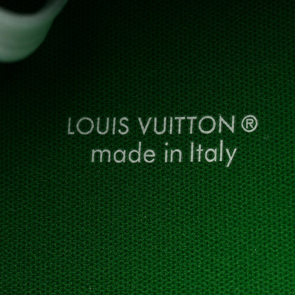 Louis Vuitton Mens LV Trainer Upcycling Sneakers 8.5 White Green 8 of 10