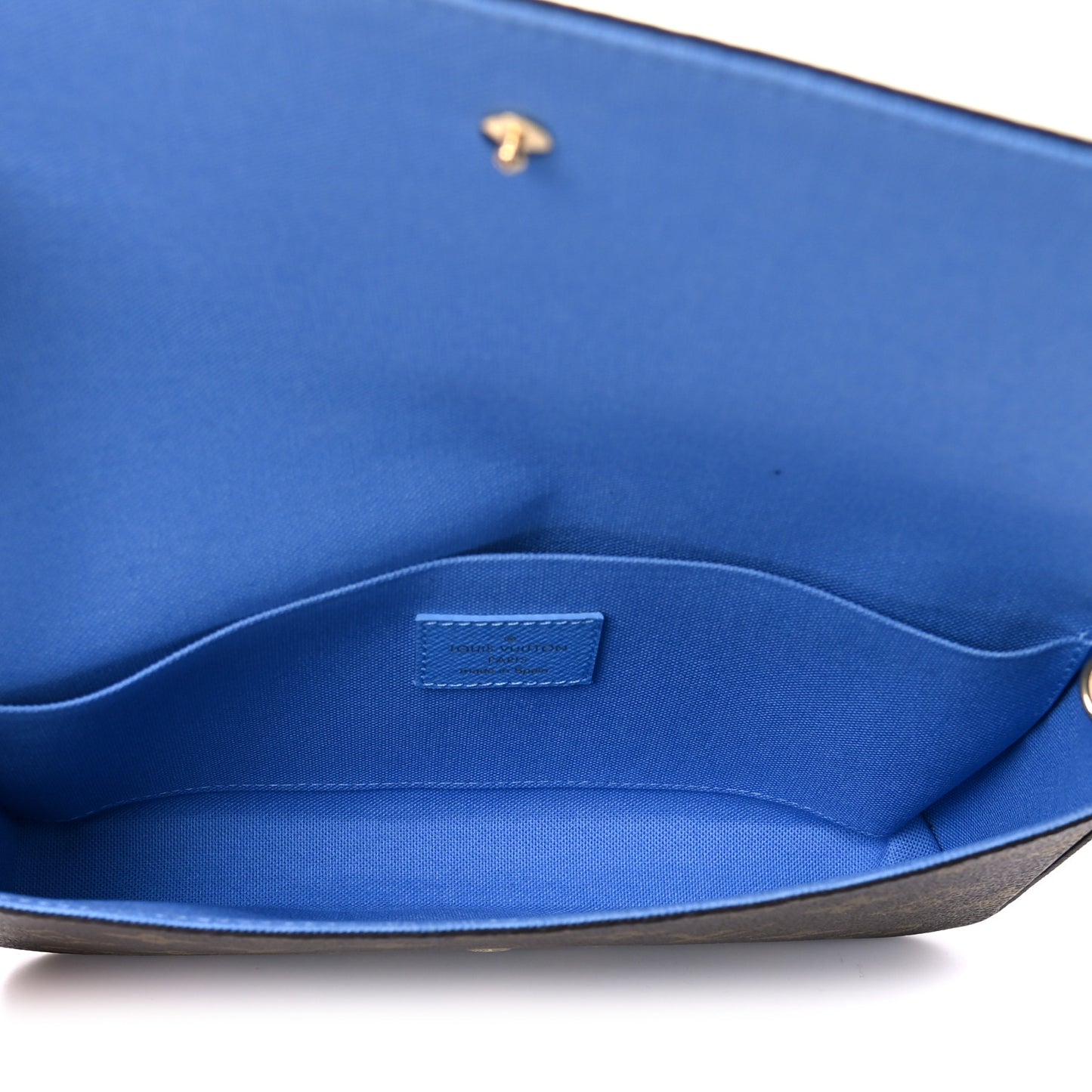Monogram 2021 Christmas Animation China Wall Pochette Felicie Chain Wallet Myosotis Blue