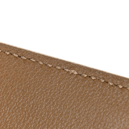 Saint Laurent Goatskin Large Belle De Jour Clutch Beige 12 of 15