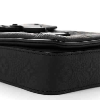 Louis Vuitton Taurillon Monogram S Lock Wearable Wallet Black 8 of 10