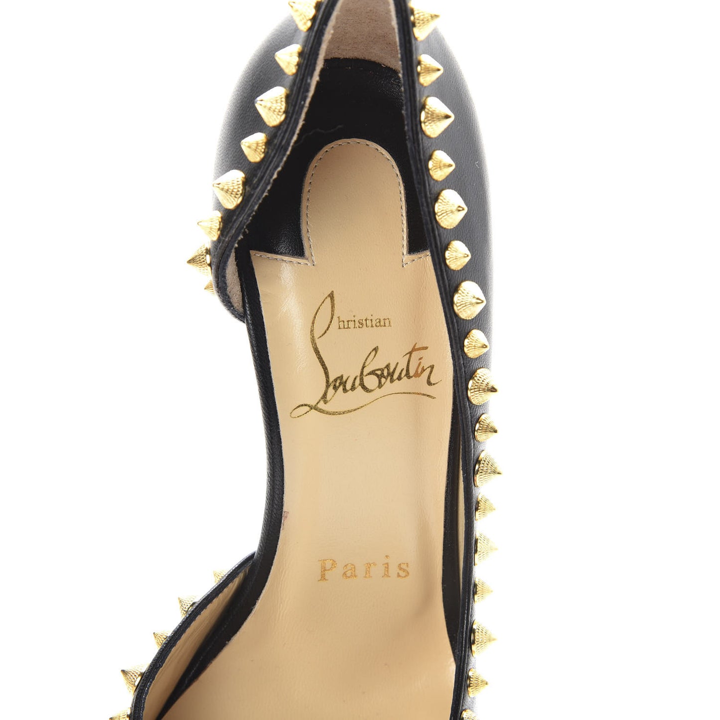 Shiny Nappa Irishell 100 Pumps 35 Black Gold