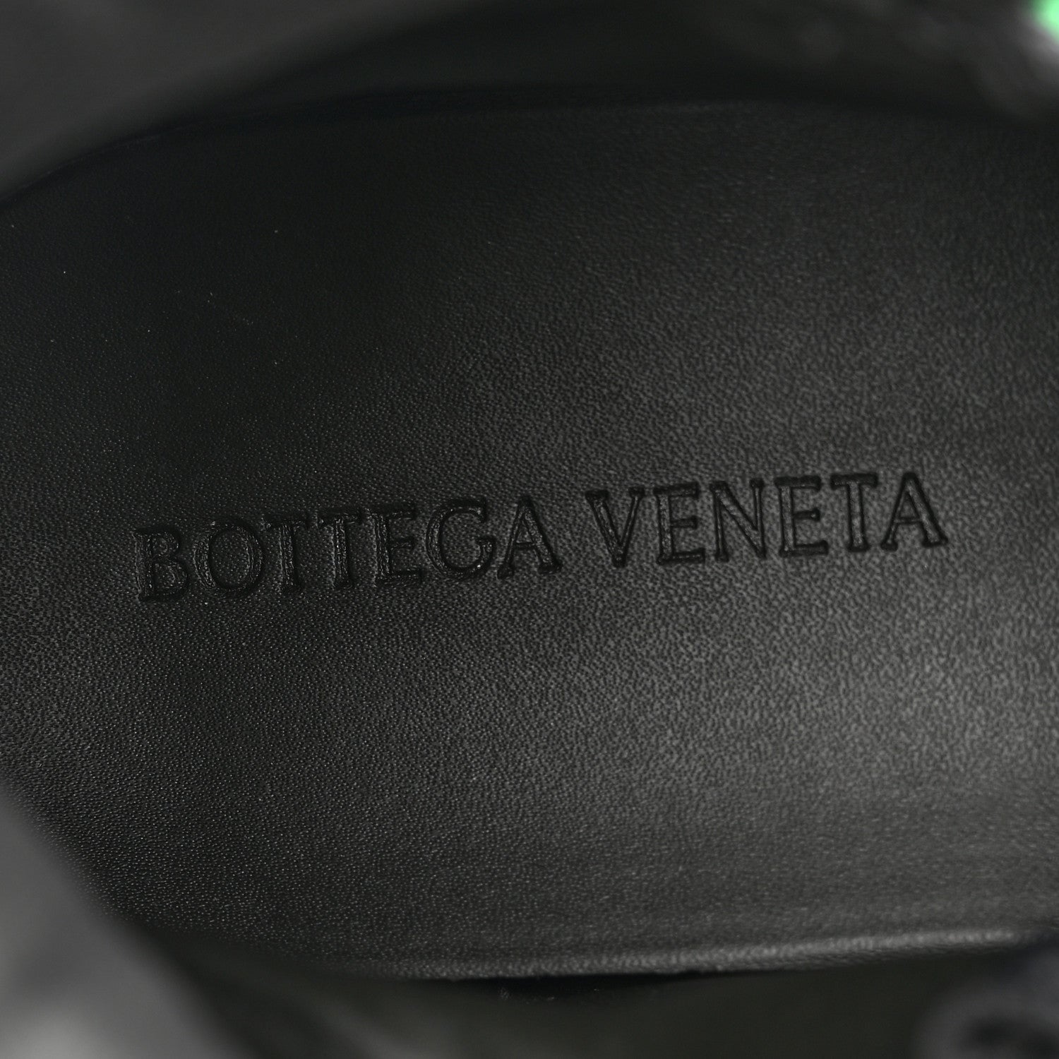 Bottega Veneta Technical Fabric Rubber Puddle Bomber Boots 43 Black Grass 7 of 11