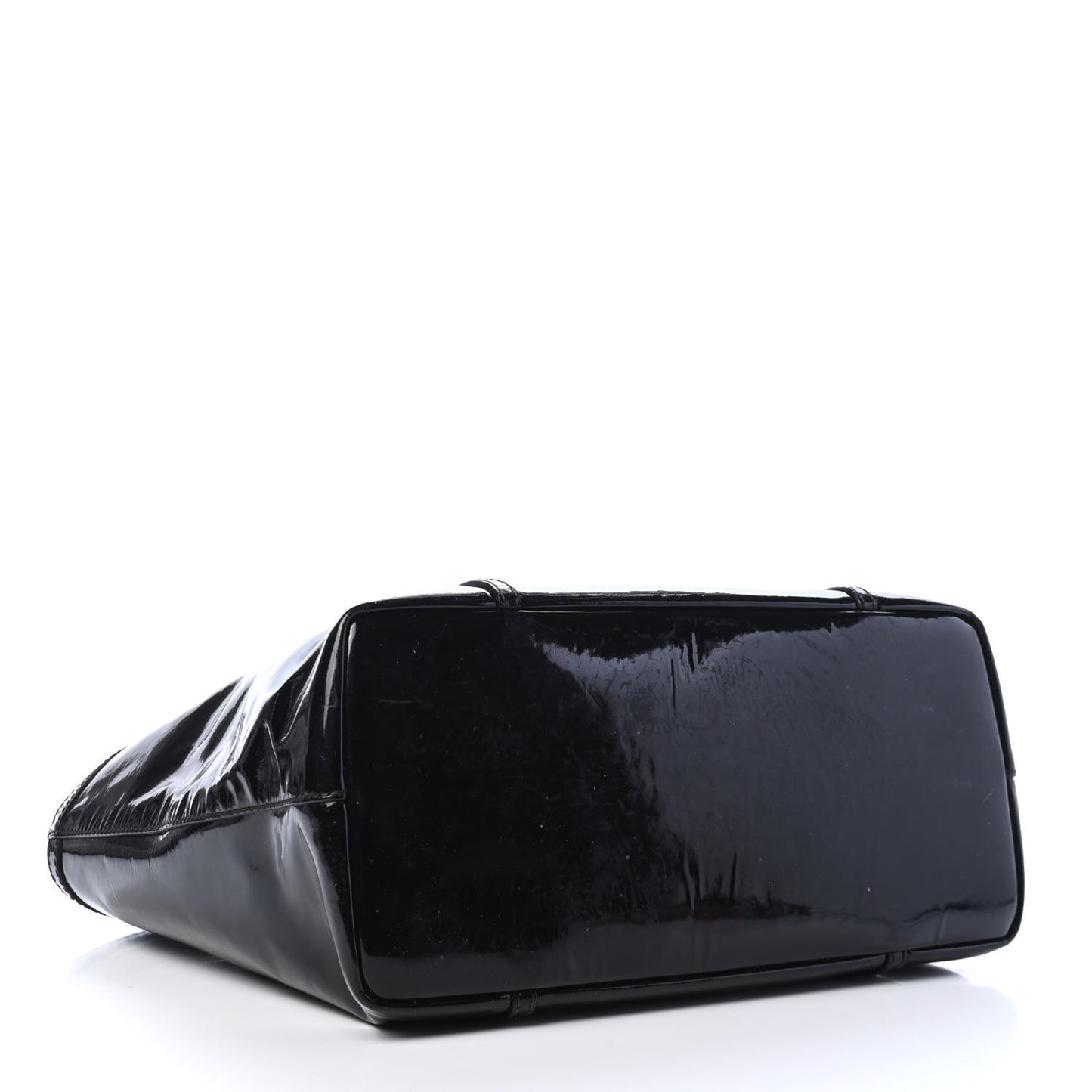 Vernice Vitello Escape Tote Black