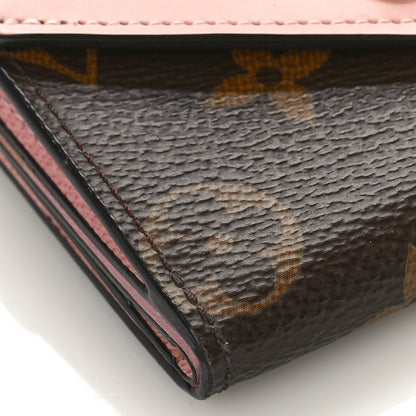 Louis Vuitton Monogram Zoe Wallet Rose Ballerine 7 of 9
