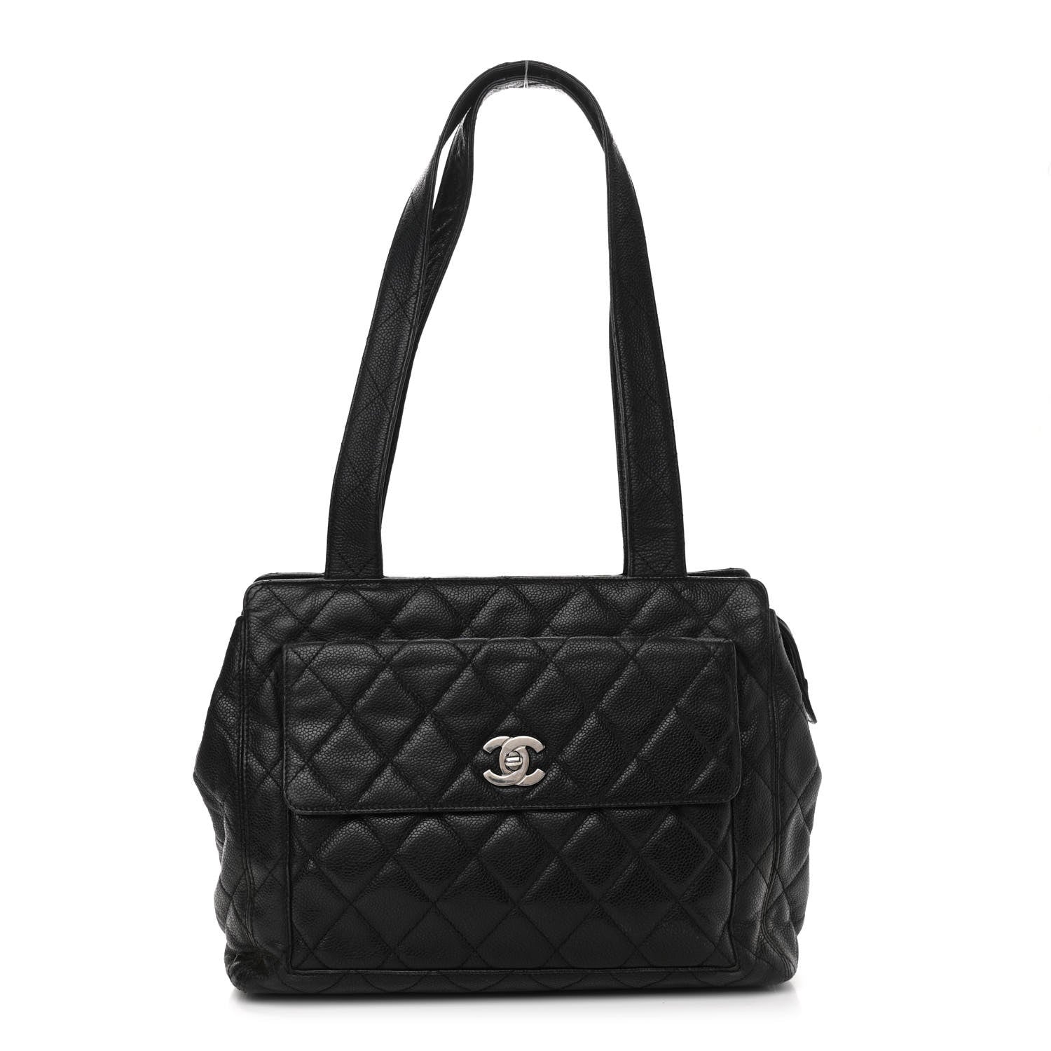 Chanel Caviar Quilted Flap Shoulder Bag Black 1 of 11