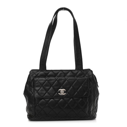 Chanel Caviar Quilted Flap Shoulder Bag Black 1 of 11