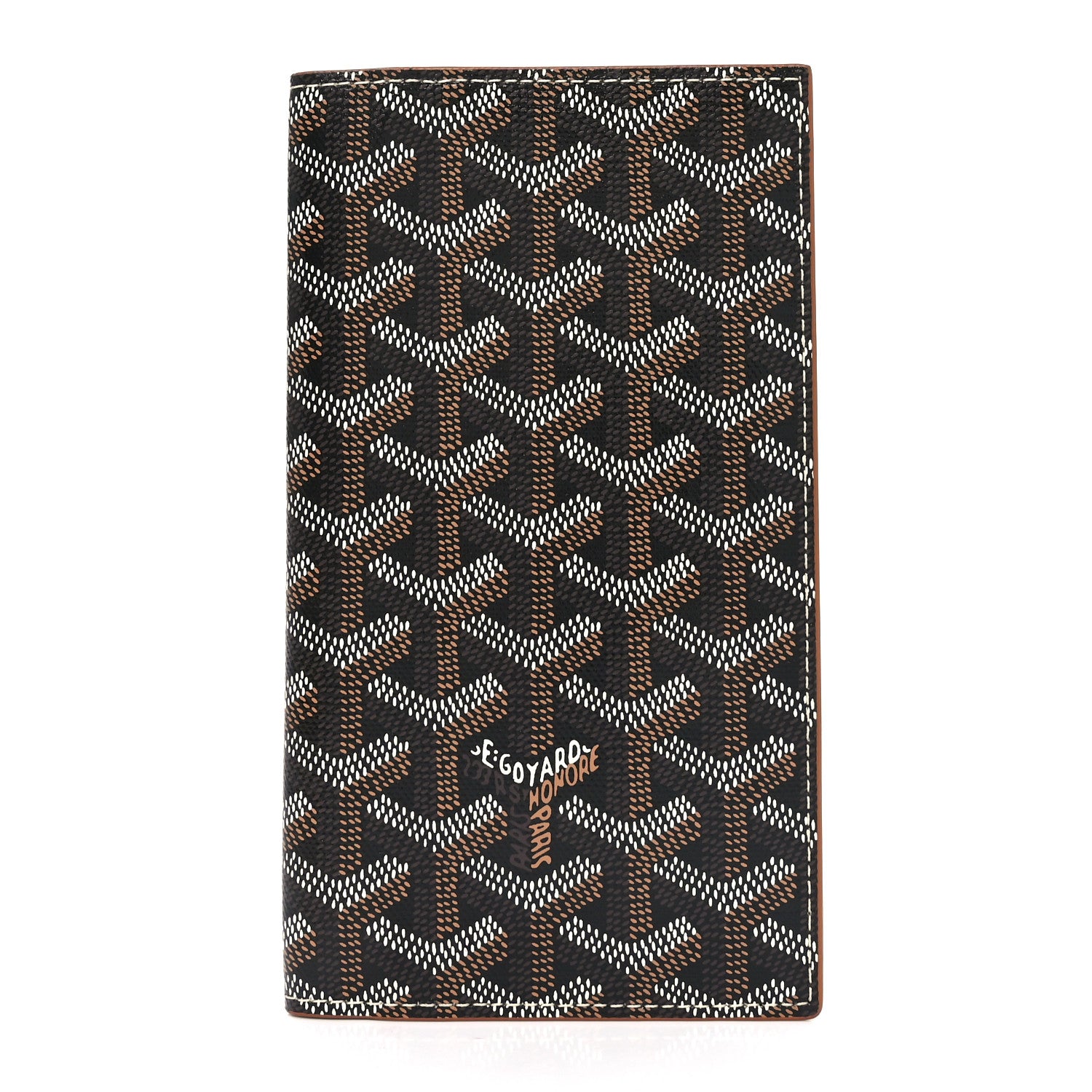 Goyard Goyardine Saint Roch Wallet Black Gold 1 of 6