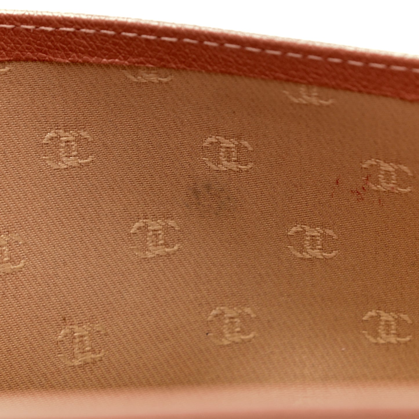 Grained Calfskin CC Button Wallet