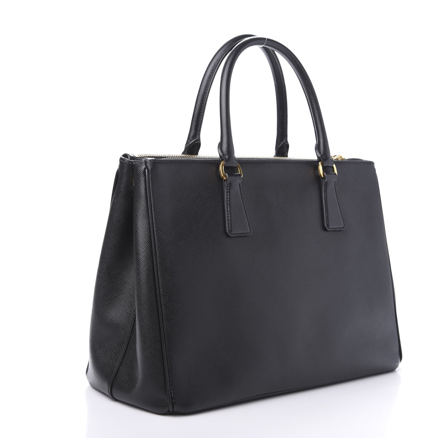 Prada Saffiano Medium Galleria Double Zip Tote Black 3 of 10