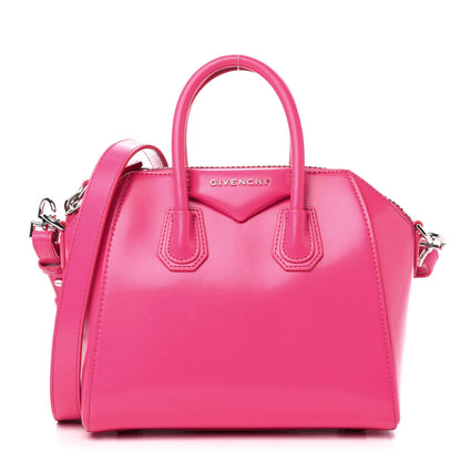 Givenchy Shiny Lord Calfskin Mini Antigona Shocking Pink 1 of 11