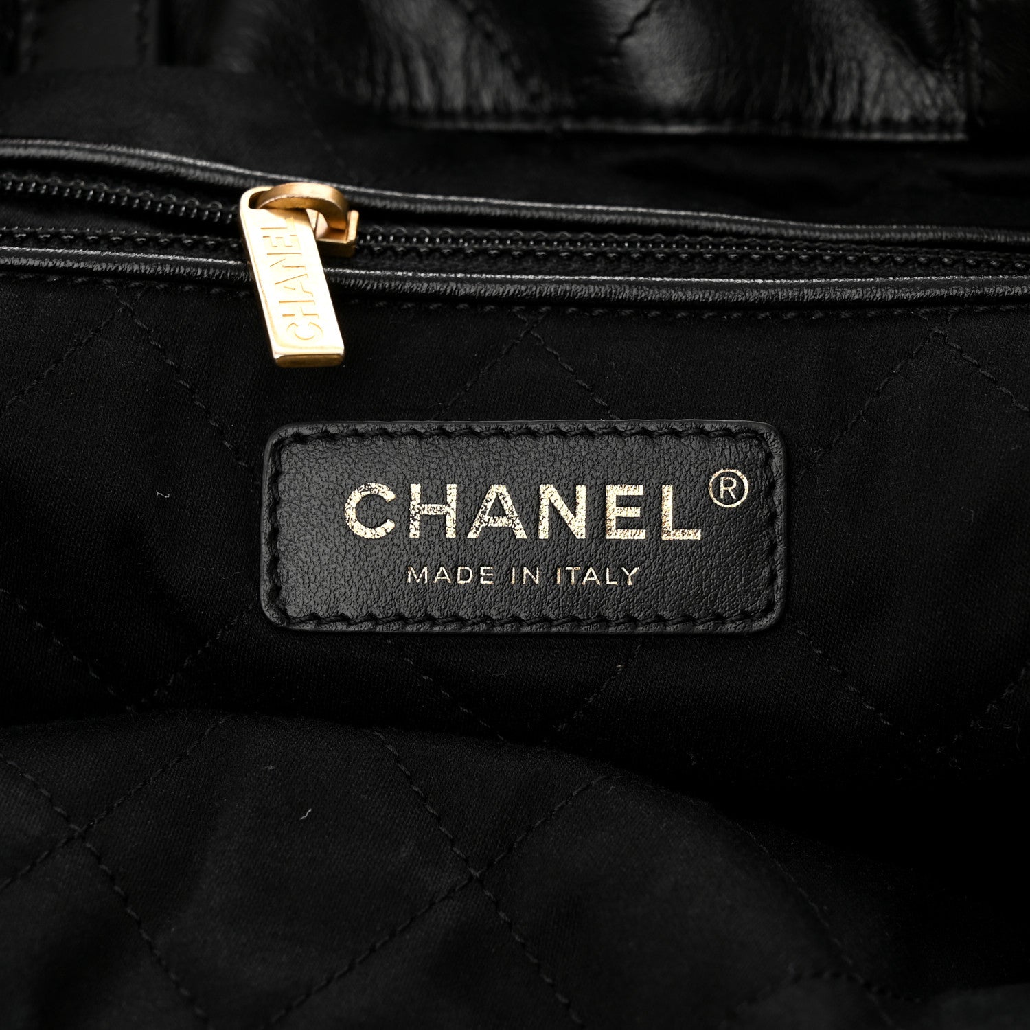 Chanel Shiny Calfskin Quilted Chanel 22 Backpack Black 7 of 10