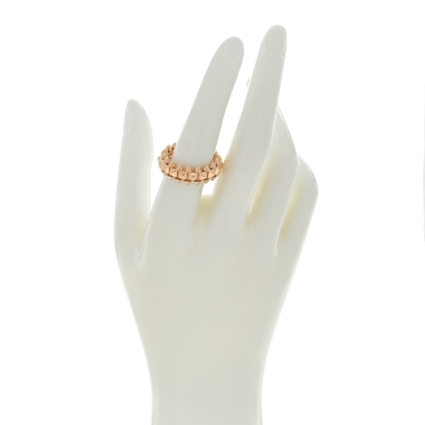 18K Pink Gold MM Clash De Cartier Ring 55 7.25