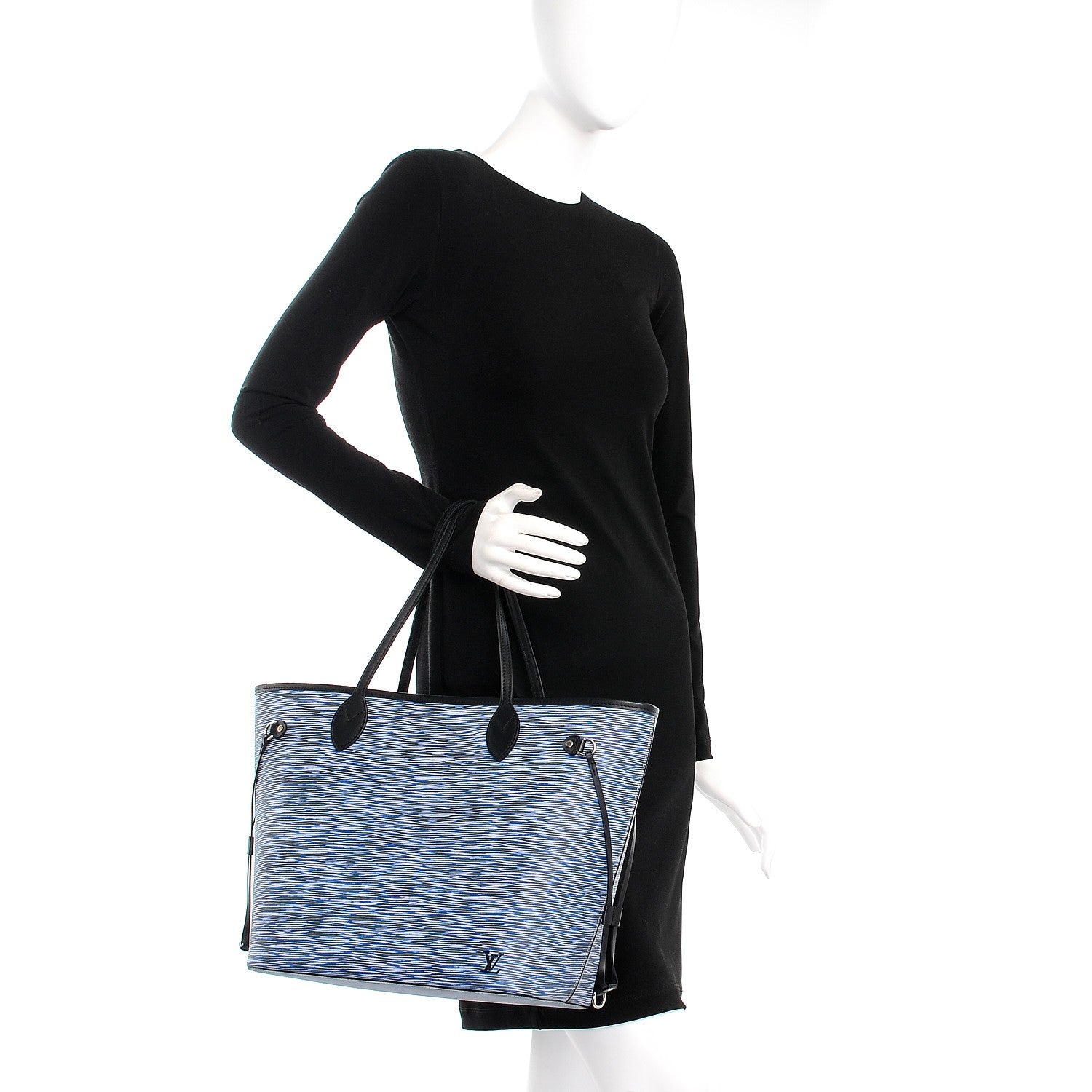 Louis Vuitton Epi Neverfull MM Denim Light 2 of 6