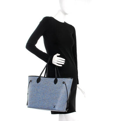 Louis Vuitton Epi Neverfull MM Denim Light 2 of 6