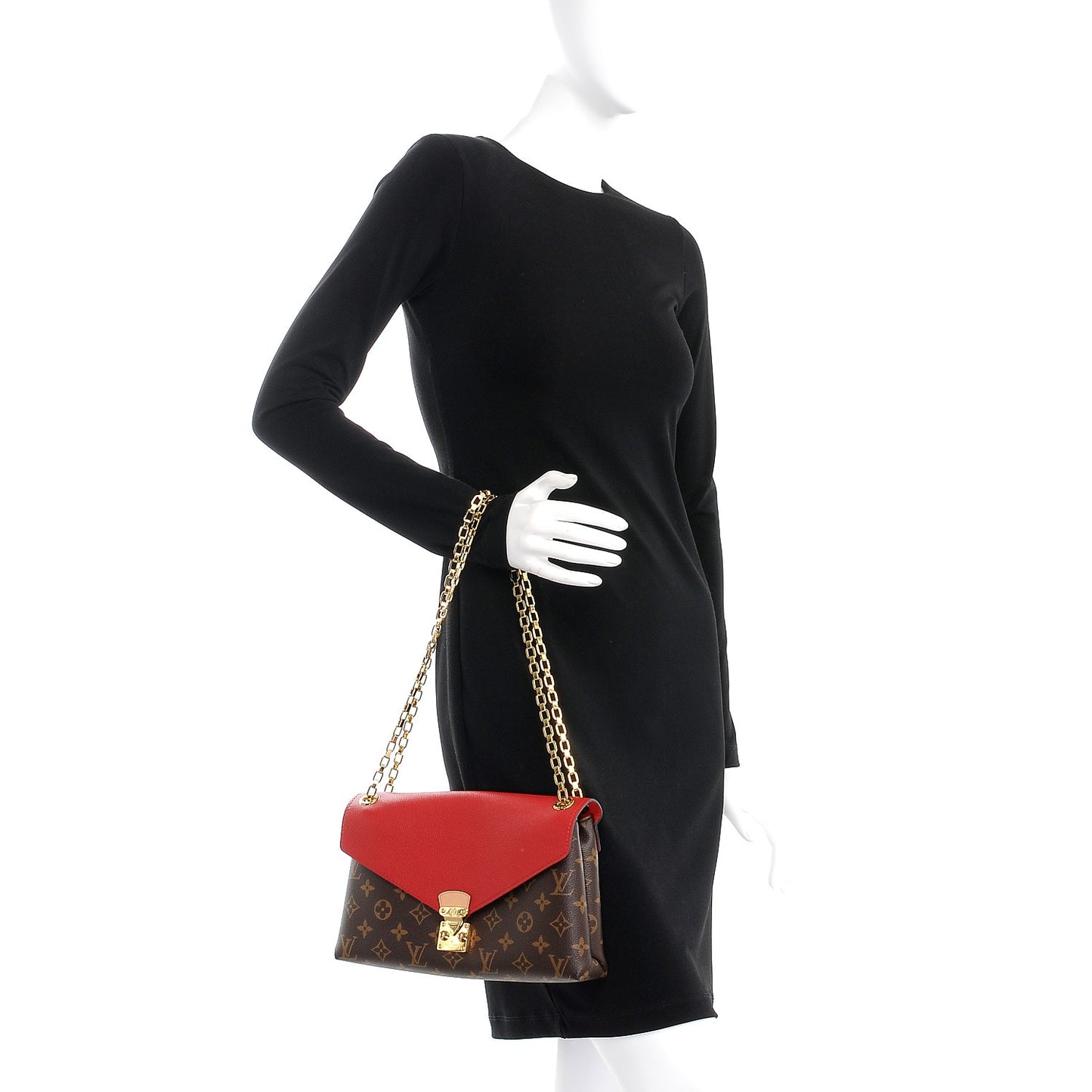 Monogram Pallas Chain Cherry