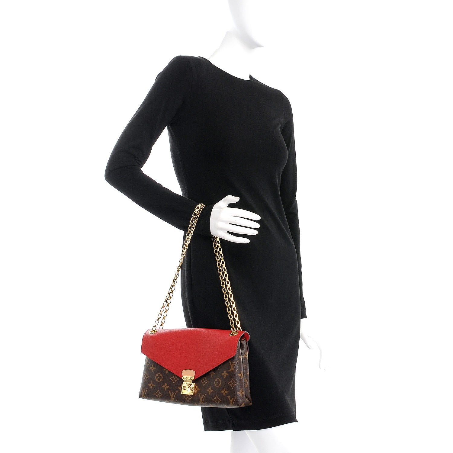Louis Vuitton Monogram Pallas Chain Cherry 3 of 9