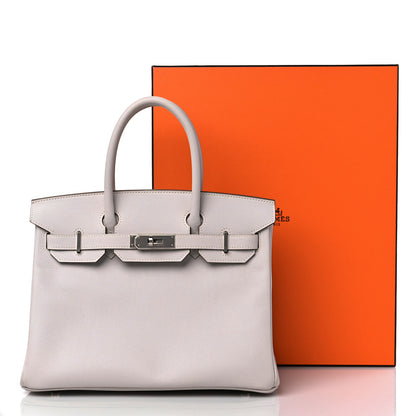 Hermes Epsom Birkin 30 Gris Pale 12 of 12
