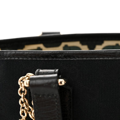 Gucci Monogram Medium Jolicoeur Tote Black 13 of 14