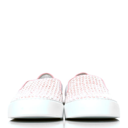 Chanel Fabric Mesh Sneakers 36.5 White Pink 2 of 5
