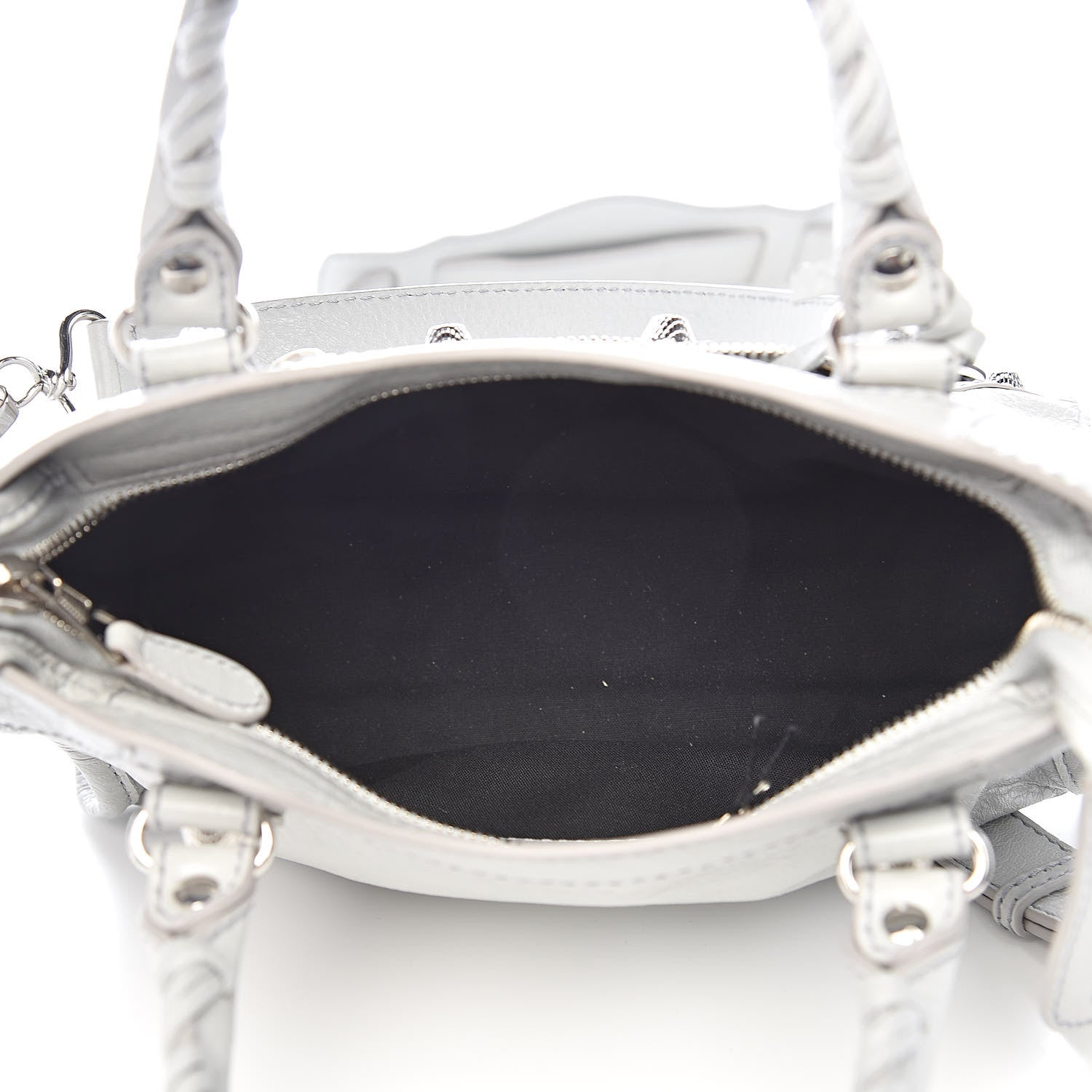 Balenciaga Agneau Giant 12 Silver Hardware Mini City Gris Glace 5 of 10