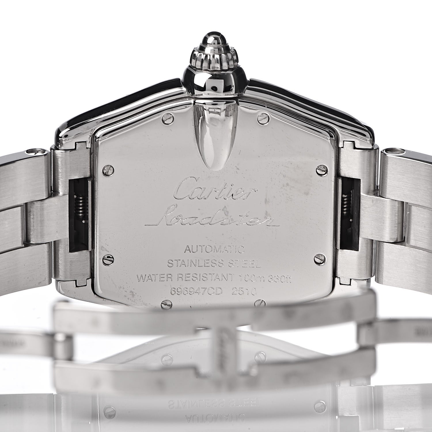 Cartier Stainless Steel 37mm Roadster Automatic Watch 6 of 6