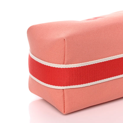 Hermes Canvas Small Bride-A-Brac Pouch Goyave 8 of 9